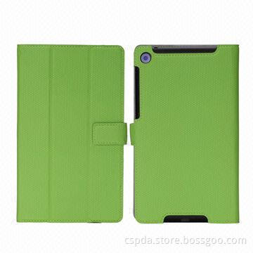 New Arrival Football Grain PU Folded Stand Cases for Google 7 2 Generation, Durable for Use